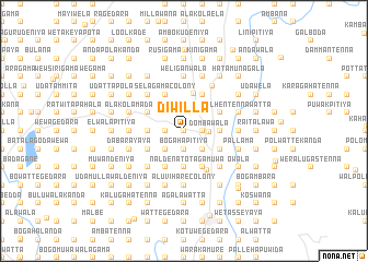 map of Diwilla