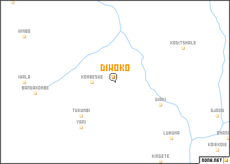 map of Diwoko