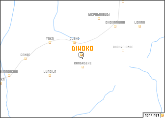 map of Diwoko