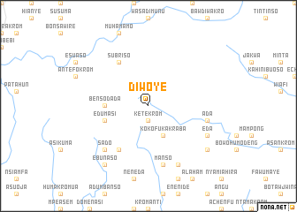 map of Diwoye