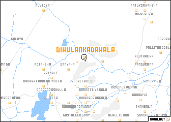 map of Diwulankadawala