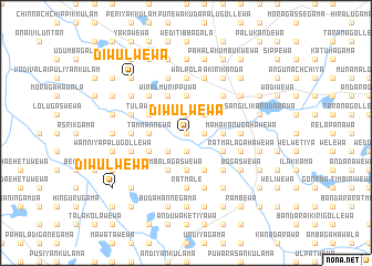 map of Diwulwewa