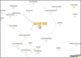 map of Dixiayao