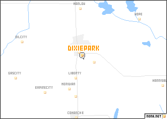 map of Dixie Park