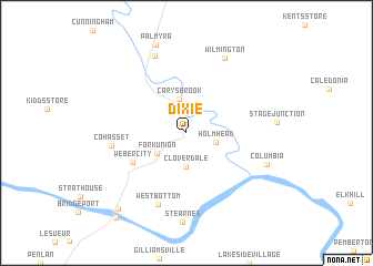 map of Dixie