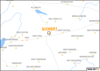 map of Dixmont