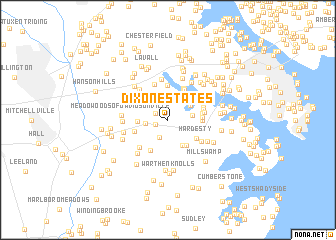 map of Dixon Estates