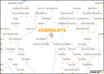 map of Dixon Malwita