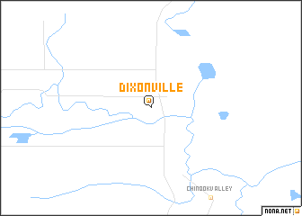 map of Dixonville
