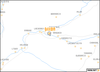 map of Dixon