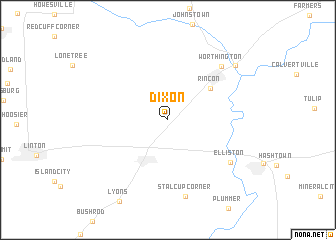 map of Dixon