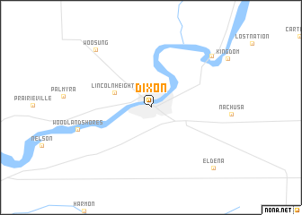 map of Dixon