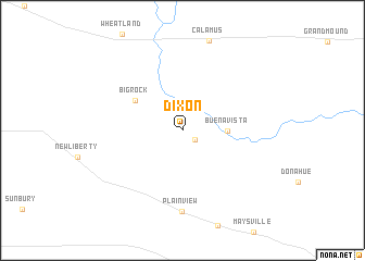 map of Dixon