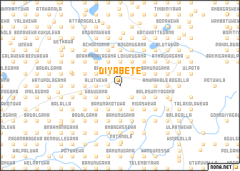 map of Diyabete