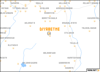 map of Diyabetme