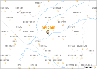 map of Dīyadib