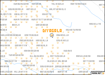 map of Diyagala