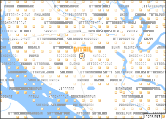 map of Diyāil