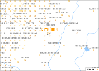 map of Diyainna