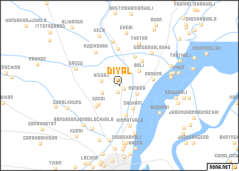 map of Diyāl