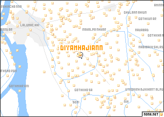 map of Diyām Hājiānn