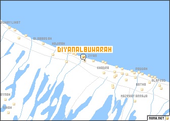 map of Ḑiyān al Buwārah