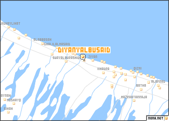 map of Ḑiyān Yāl Bū Sa‘īd