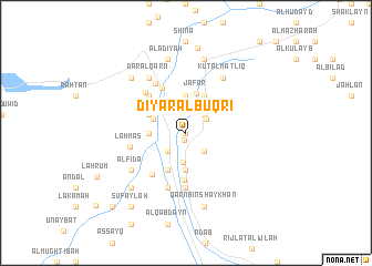 map of Diyār Āl Buqrī