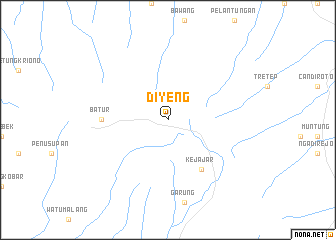 map of Diyeng