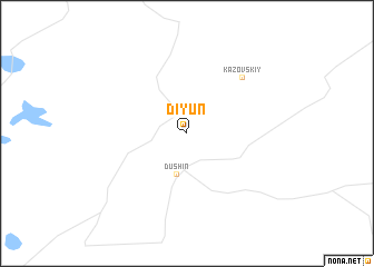 map of Diyun