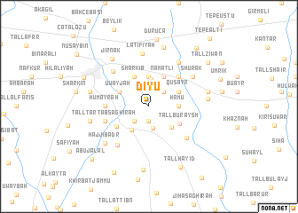 map of Dīyū