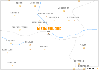 map of Dīzaj-e Aland