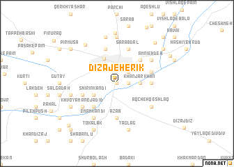 map of Dīzaj-e Herīk