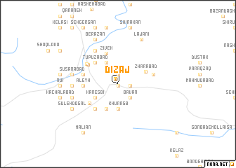 map of Dīzaj