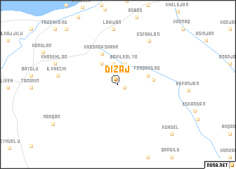 map of Dīzaj