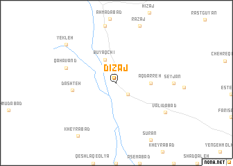 map of Dīzaj