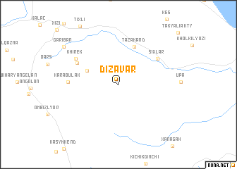 map of Dizavar