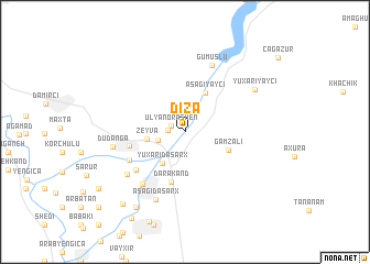 map of Dizǝ