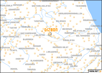 map of Dīzbon