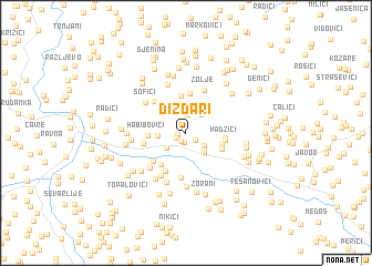 map of Dizdari