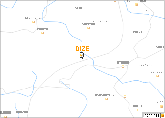 map of Dize