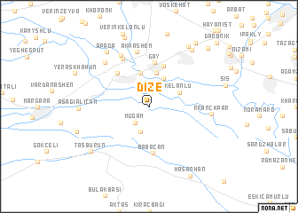 map of Dize