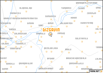 map of Dīzgavīn