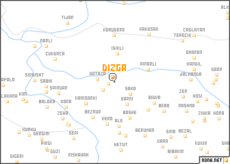 map of Dizga