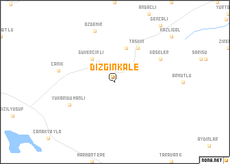 map of Dizginkale