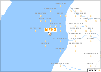 map of Dizha