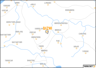 map of Dizhi