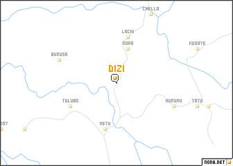 map of Dīzī