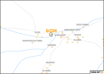 map of Dīzūk