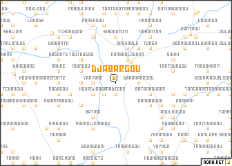 map of Djabargou